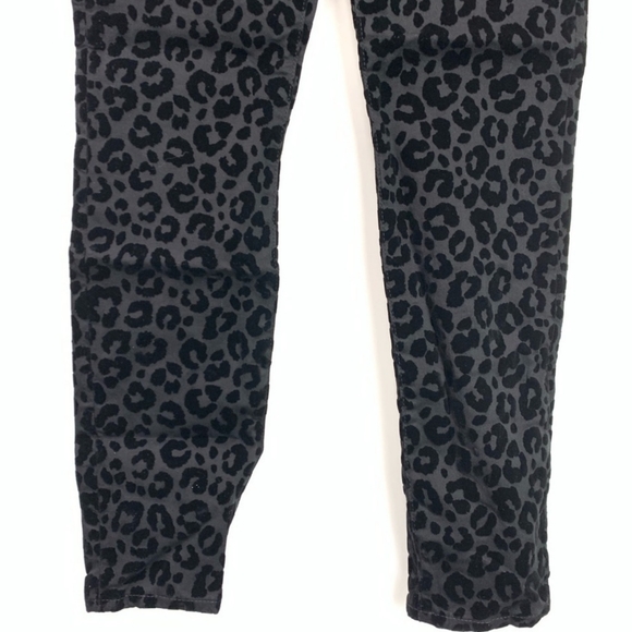 NWT MADEWELL 9" Mid Rise Black Leopard Skinny Jean - Picture 7 of 16